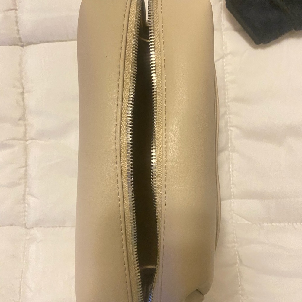 Monos Vegan Leather Large Toiletry Case in Ivory - Picture 9 of 14